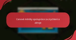 Cenové milníky spolupráce za zrychlení a zdroje