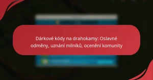 Dárkové kódy na drahokamy: Oslavné odměny, uznání milníků, ocenění komunity