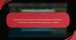 Exkluzivní bonusy za dobití pro balíčky drahokamů: Partnerství s influencery, unikátní odměny, spolupráce s značkami