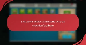 Exkluzivní událost Milestone ceny za urychlení a zdroje