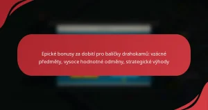 Epické bonusy za dobití pro balíčky drahokamů: vzácné předměty, vysoce hodnotné odměny, strategické výhody