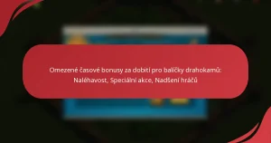 Omezené časové bonusy za dobití pro balíčky drahokamů: Naléhavost, Speciální akce, Nadšení hráčů