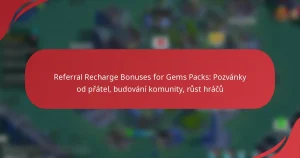 Referral Recharge Bonuses for Gems Packs: Pozvánky od přátel, budování komunity, růst hráčů