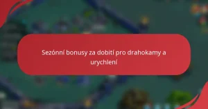 Sezónní bonusy za dobití pro drahokamy a urychlení